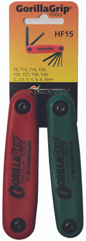 Fold-Up Tool Double Pack 12587 (2-8Mm) & 12634 (T9-T40) - 12544 - Quantity: 1 Fold-Up Tool Double Pack 12587 (2-8Mm) & 12634 (T9-T40) - 12544 - Quantity: 1