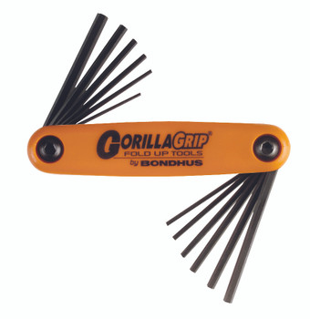 Set 12 Hex Gorillagrip Fold-Up Tools 5/64-5/32" & 1.5-5Mm - 12550 - Quantity: 1 Set 12 Hex Gorillagrip Fold-Up Tools 5/64-5/32" & 1.5-5Mm - 12550 - Quantity: 1