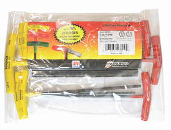 Set 8 Ball End & Hex Graduated Length T-Handles 2-10Mm - 13187 - Quantity: 1 Set 8 Ball End & Hex Graduated Length T-Handles 2-10Mm - 13187 - Quantity: 1