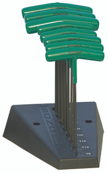 Set 8 Star T-Handles - Graduated Length - T9-T40 With Stand - 33034 - Quantity: 1 Set 8 Star T-Handles - Graduated Length - T9-T40 With Stand - 33034 - Quantity: 1