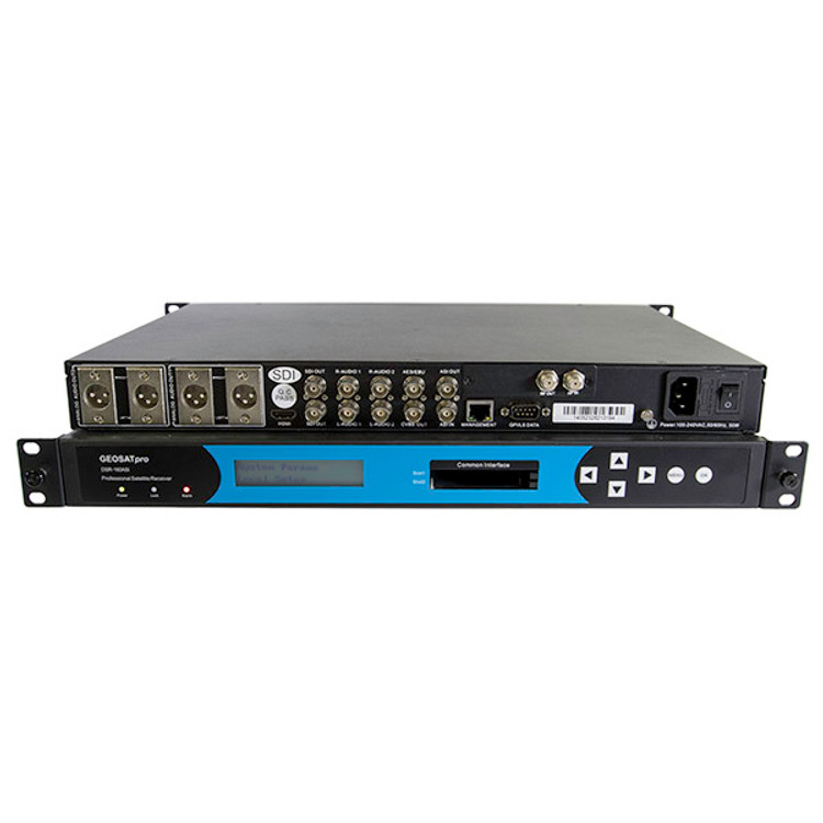RECEIVER - GEOSATpro DSR160ASI RACK MOUNT IRD WITH SDI AND ASI