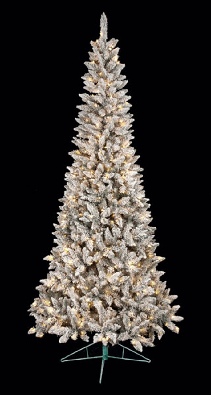 9 Foot Flocked Slim Tree 9 Foot Flocked Slim Tree