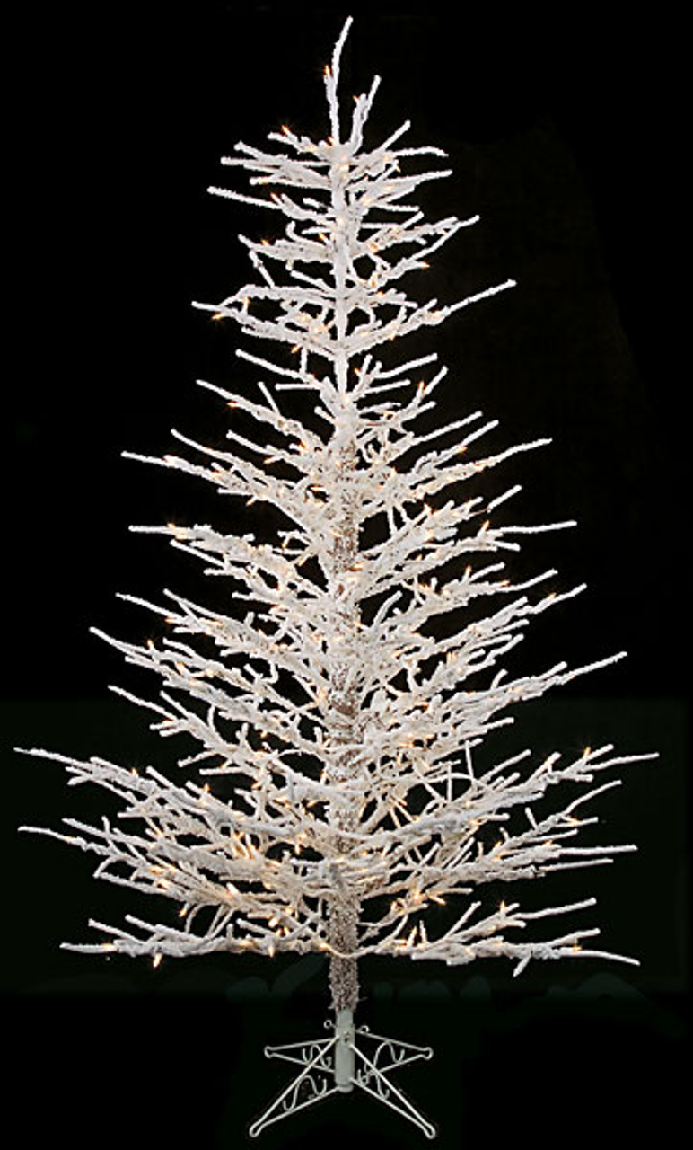 7 Foot Flocked Twig Tree - Autograph Foliages