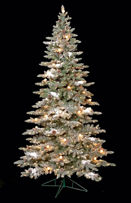 C-120134
9' Flocked Vale Pine Tree
with LED Lights C-120134
9' Flocked Vale Pine Tree
with LED Lights