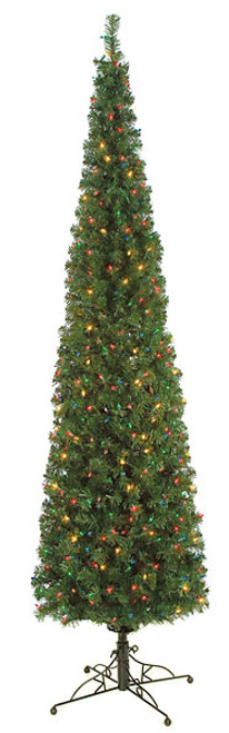 7.5 Ft or 9 Ft Multi-Colored Charleston Pine Pencil Tree 7.5 Ft or 9 Ft Multi-Colored Charleston Pine Pencil Tree