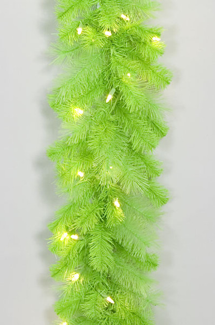 6' Lime Green Garland
with 5mm LED Lights 6' Lime Green Garland
with 5mm LED Lights