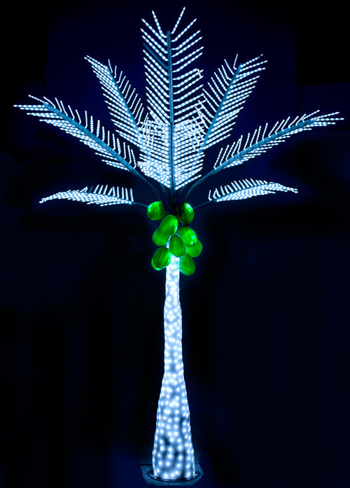 Pre Lit Palm Tree Wholesale Lighted Artificial Palm Tree