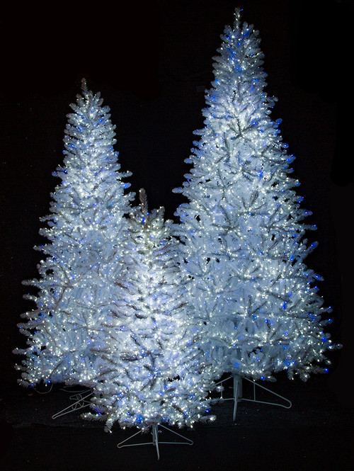slim size park avenue twinkling white tree with led lights christmas branches with lights