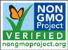 Official Non-GMO Product Verified certification.