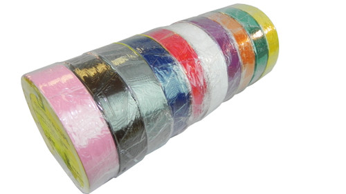 Colored Electrical Tape 3/4 in - 10 Color Subpack (62018-D) Colored Electrical Tape 3/4 in - 10 Color Subpack (62018-D)