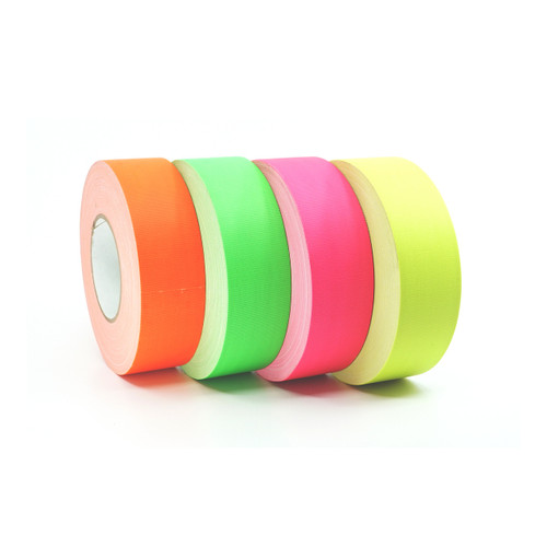 Standard Grade Fluorescent Gaffers Tape (67680F) - 4 Colors - By Case or By Roll - TapeJungle.com, The Tape Superstore. Standard Grade Fluorescent Gaffers Tape (67680F) - 4 Colors - By Case or By Roll - TapeJungle.com, The Tape Superstore.