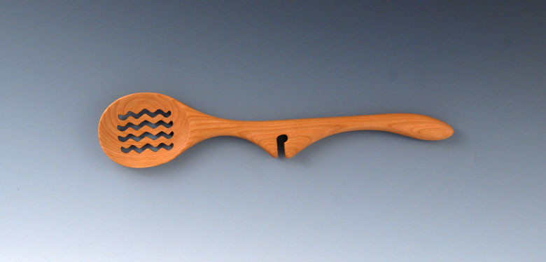Jonathan's Wild Cherry Spoons Wiggle Slot Lazy Spoon Heartwood Gifts