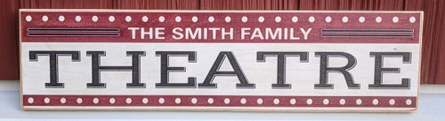 Family Name Theatre Sign