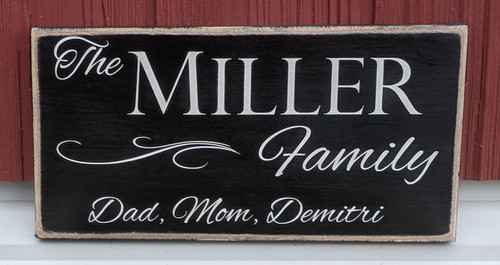 Family Name Plaque