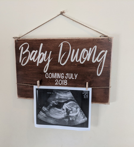 Baby Birth Announcement Sign