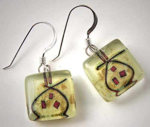 Momo Glassworks Pomegranate Earrings