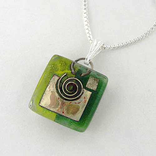 green snail charm