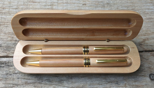 Maple pen and pencil set