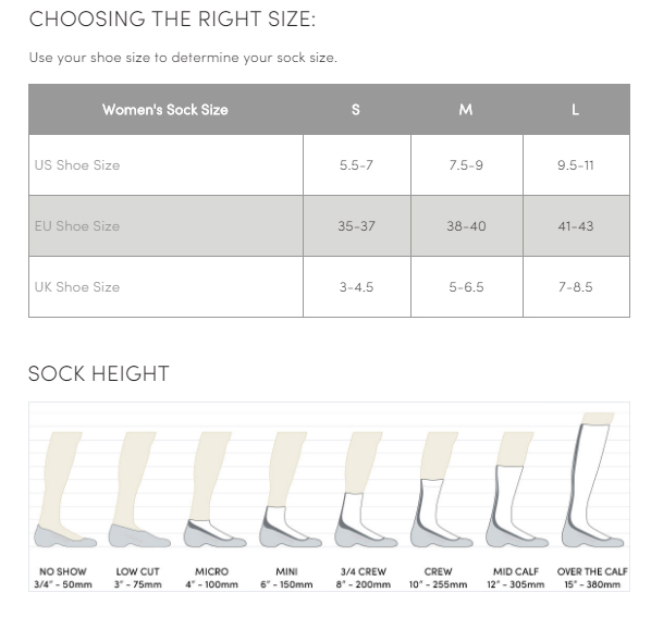 Image result for icebreaker sock size chart image