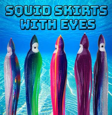 20 pcs 4.75 Hoochie Squid Skirts Octopus Fishing Lures - Combo 