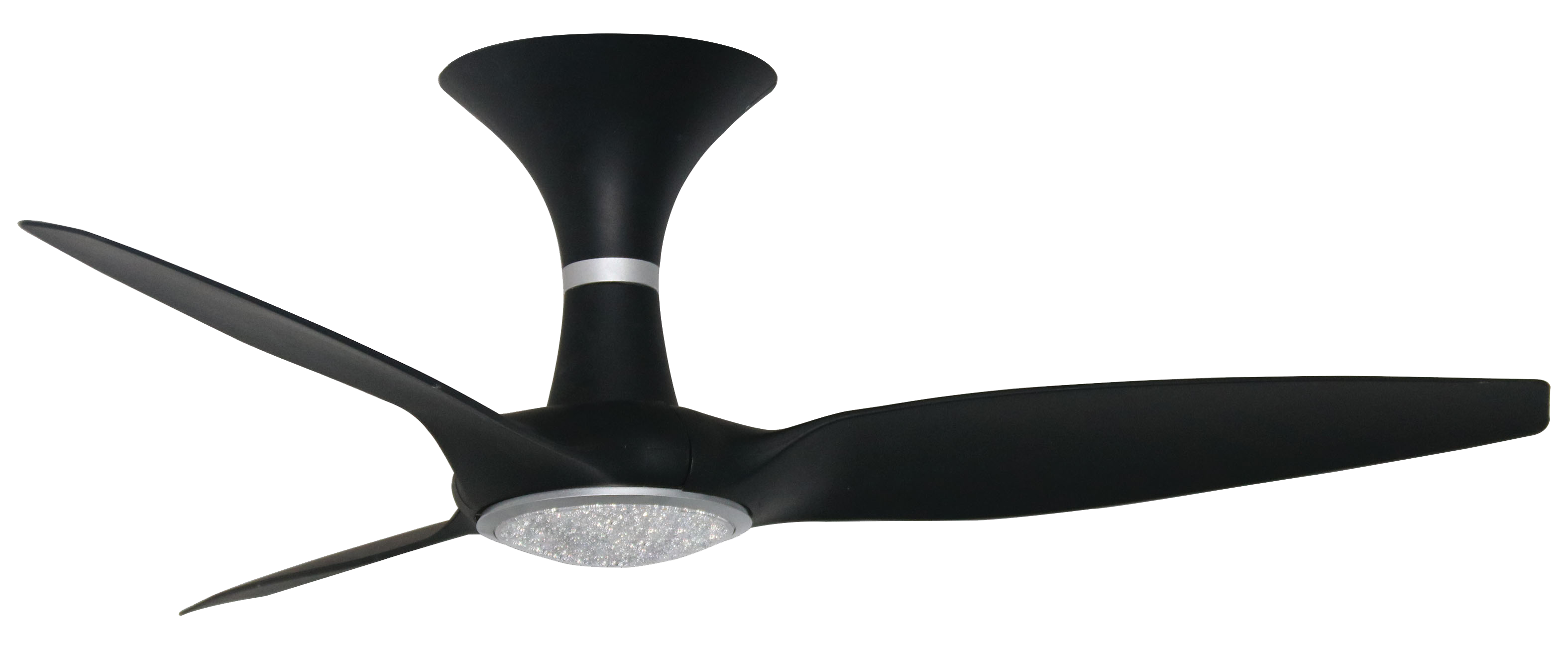 Fanztec Breeze 45 52 Dc Motor Crystal Led Ceiling Fan Matt