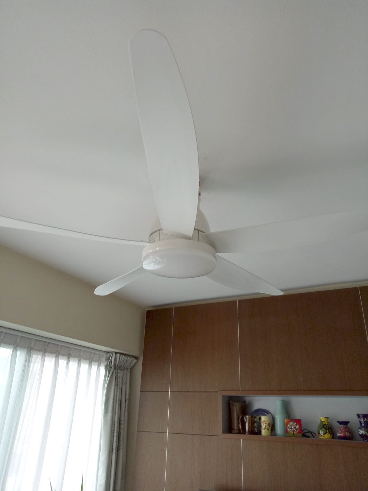 Free Install Kdk U60fw 60 Dc Led Ceiling Fan White