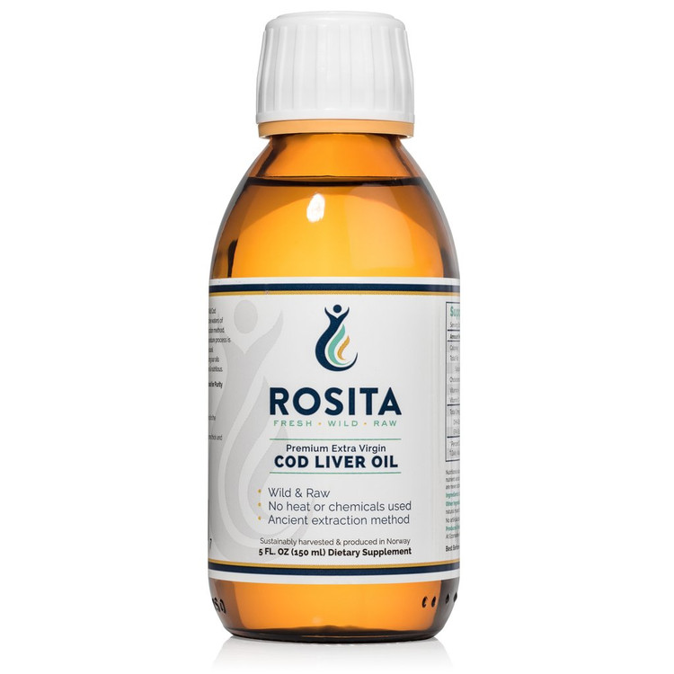 *Rosita's Extra Virgin Cod Liver Oil: RAW 150 ml
