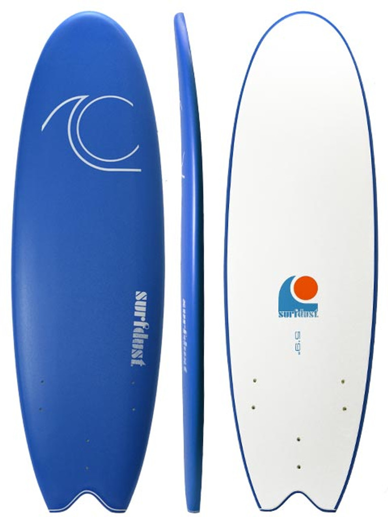 SURFDUST - Primo Soft Surfboard 5.9ft - Fat Fish - Surfing