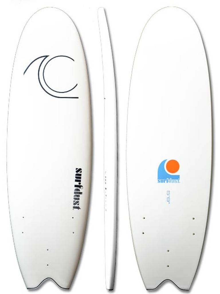 SURFDUST - Primo Soft Surfboard 5.9ft - Fat Fish - Surfing