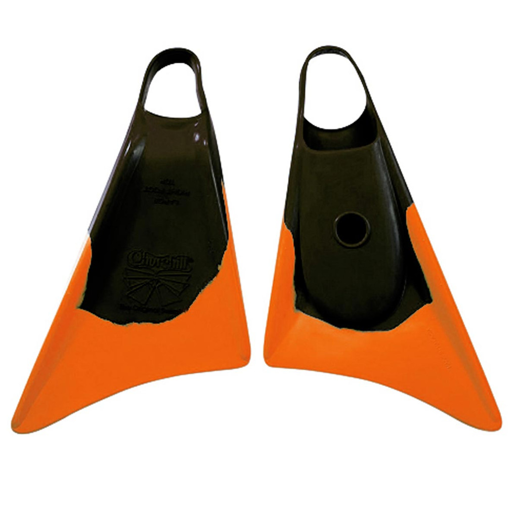 Churchill Swim Fins Limited Edition Black Orange