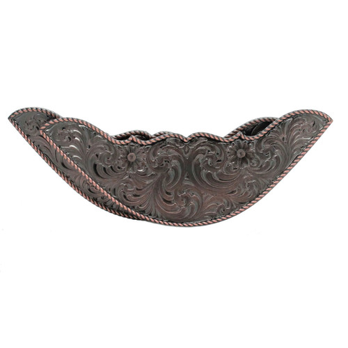 Saddle Tack Corner Plate 2 Each Copper Satin Plate Saddle Tack Corner Plate 2 Each Copper Satin Plate