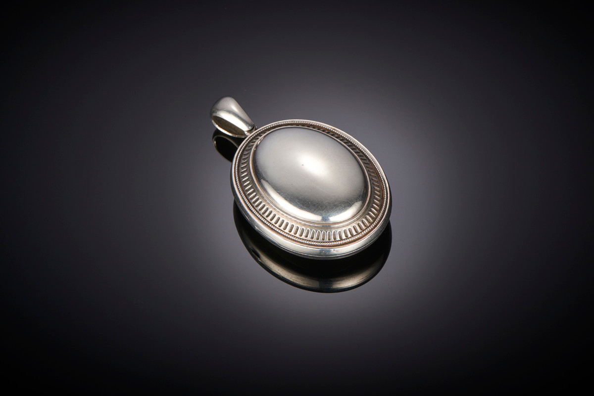 Exceptional Victorian Silver Locket.