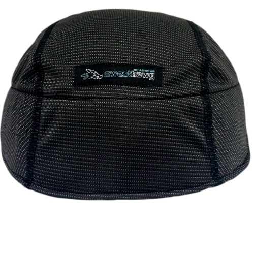 SweatHawg Helmet Liner in Charcoal. Lightweight bamboo anti-microbial fabric wicks sweat away.