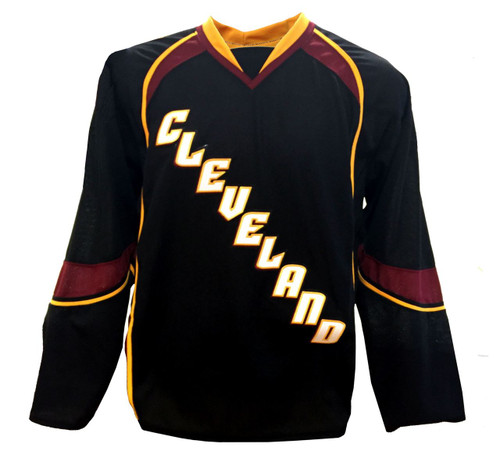 Cleveland Monsters Black Replica Jersey Cleveland Monsters Black Replica Jersey
