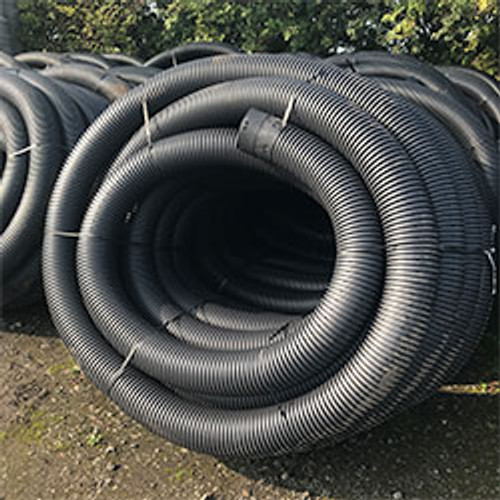 160mm Perforated Land Drainage Coil (50m) JDP