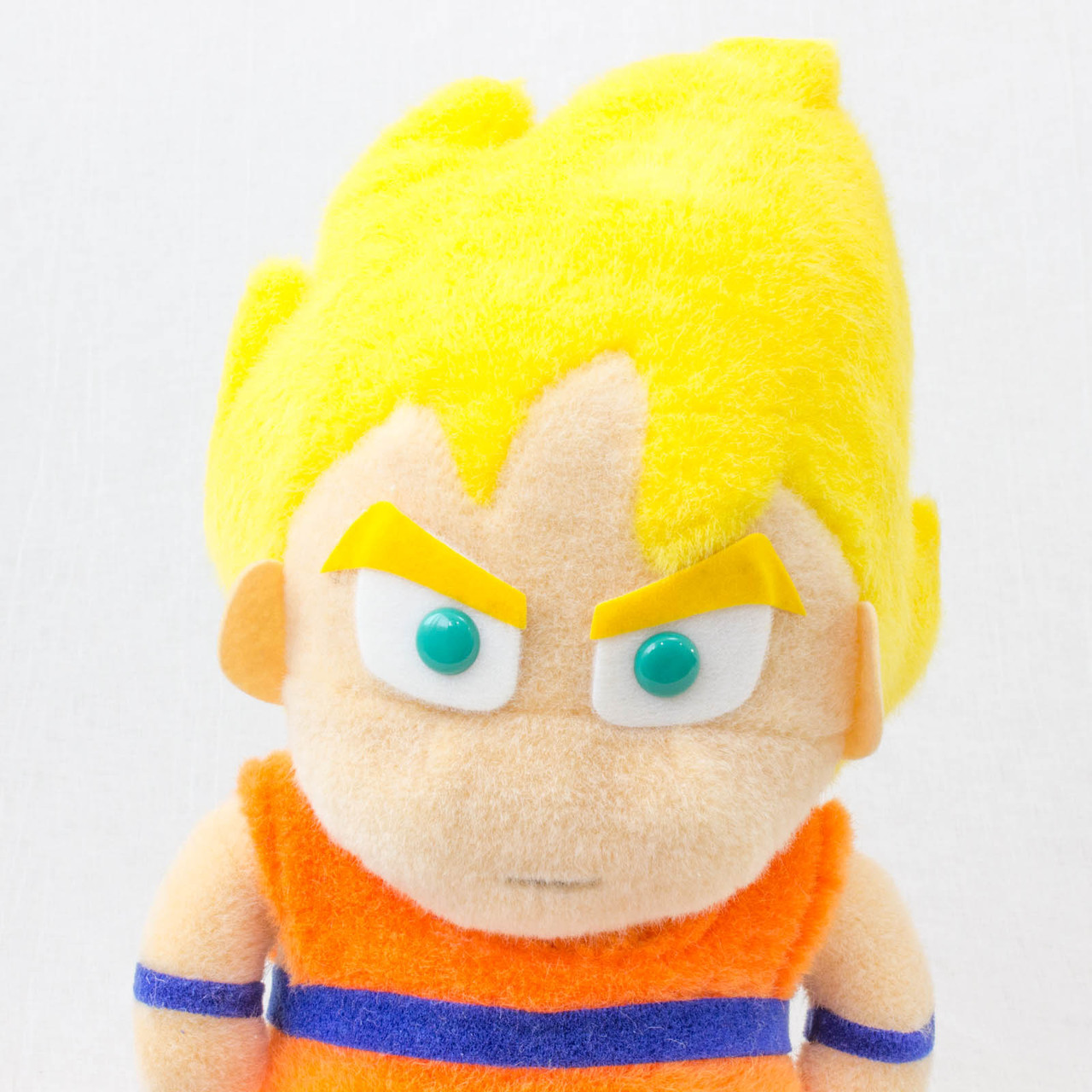 Retro RARE! Dragon Ball Kids 10" Plush Doll S.S Gokou BANDAI JAPAN ...