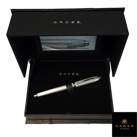 Cross Townsend Brushed Platinum Plate Fine Point Fountain Pen 50% OFF