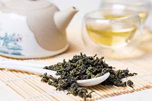 Vibrant Green Chinese Tea