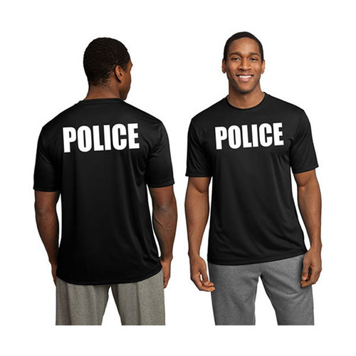 POLICE Wicking Performance T-Shirt (Black)