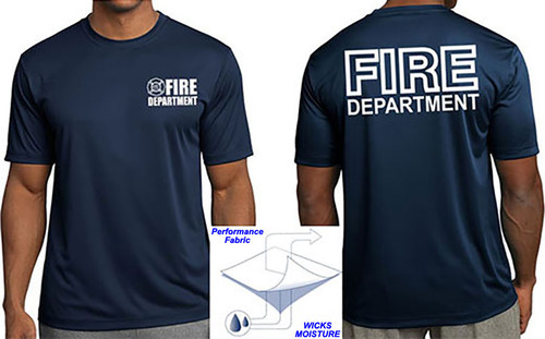 Fire Department Wicking Performance T-Shirt