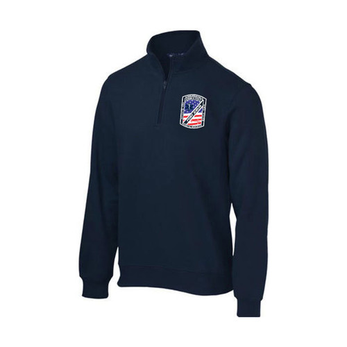 Port Jervis Logo Sport-Tek 1/4 Zip Sweatshirt (NAVY)
