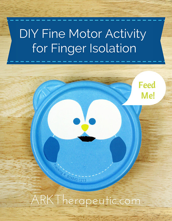 DIY Fine Motor Activity for Finger Isolation - ARK Therapeutic