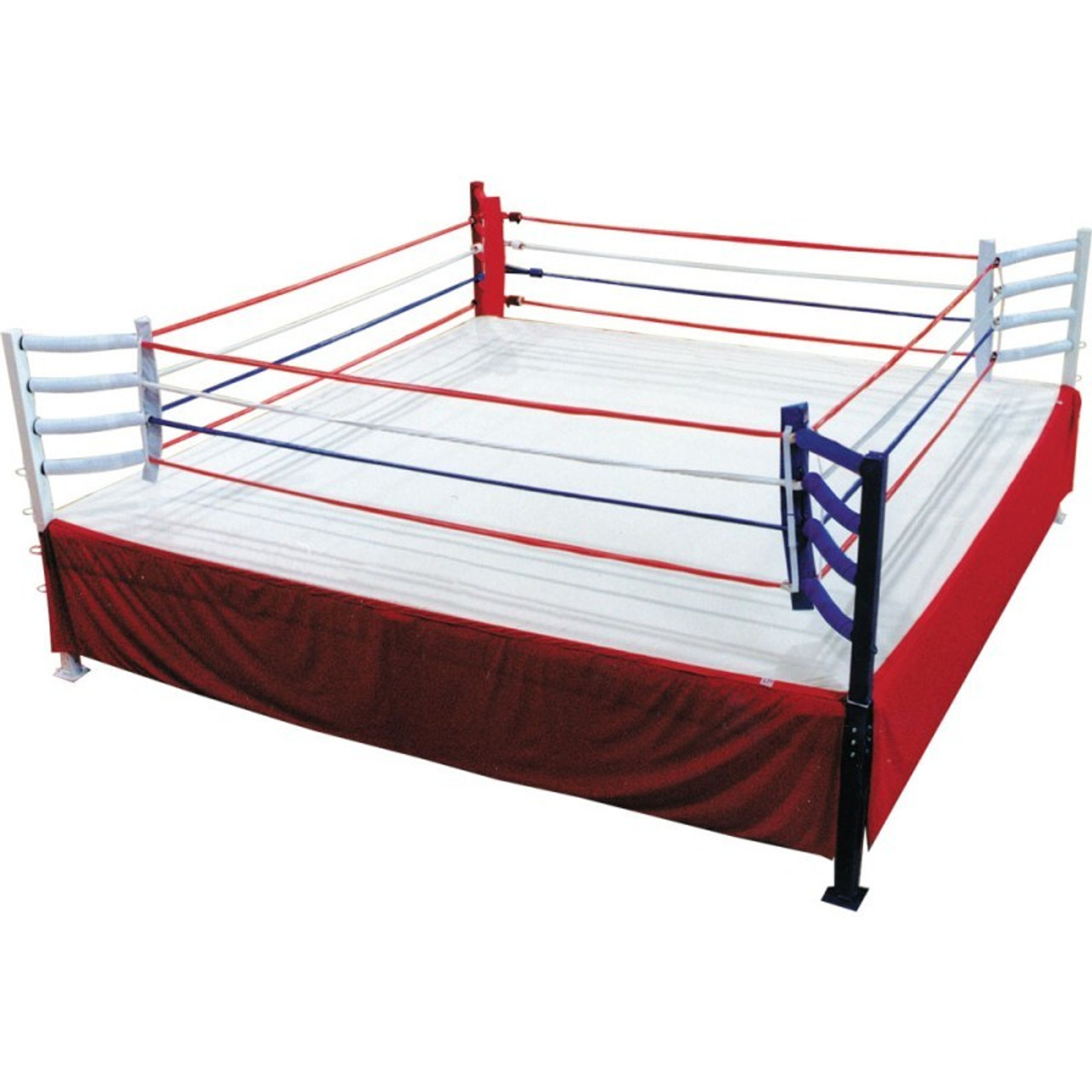 Elevated boxing ring