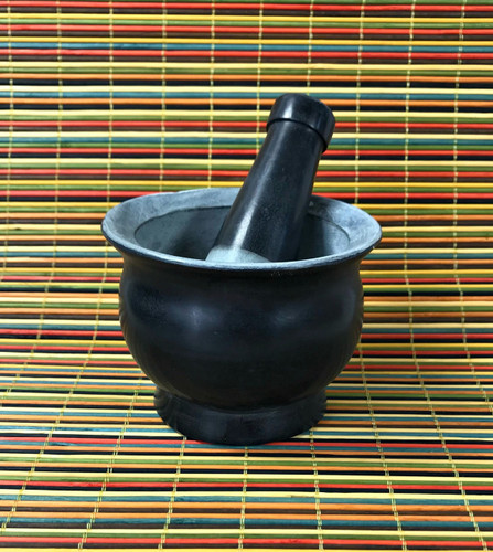 Mortar & Pestle - Black Soapstone