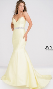 Yellow Taffeta Prom Dress 2017 by Jovani Taffeta Prom Dress