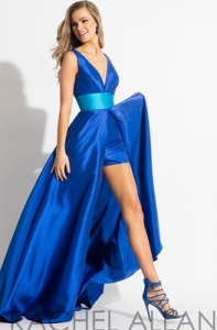 Royal Blue Prom Romper 2017 by Rachel Allan Royal Blue Prom Romper 2017 by Rachel Allan