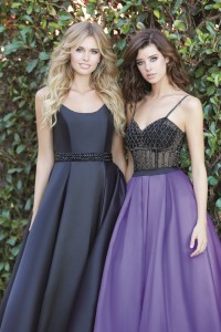 Prom Guide - Black and Purple Dresses