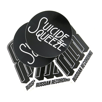 Suicide Squeeze and Russian Recording Stickers