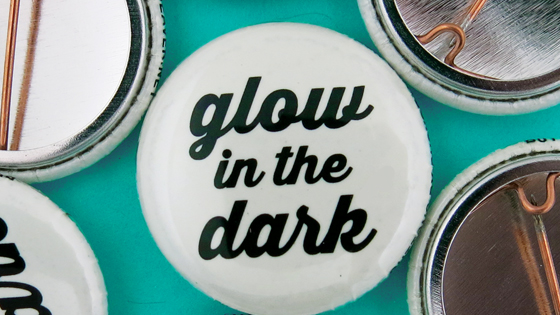 Glow in the Dark Buttons