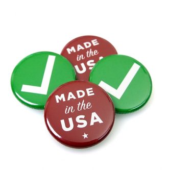 Made in the USA buttons